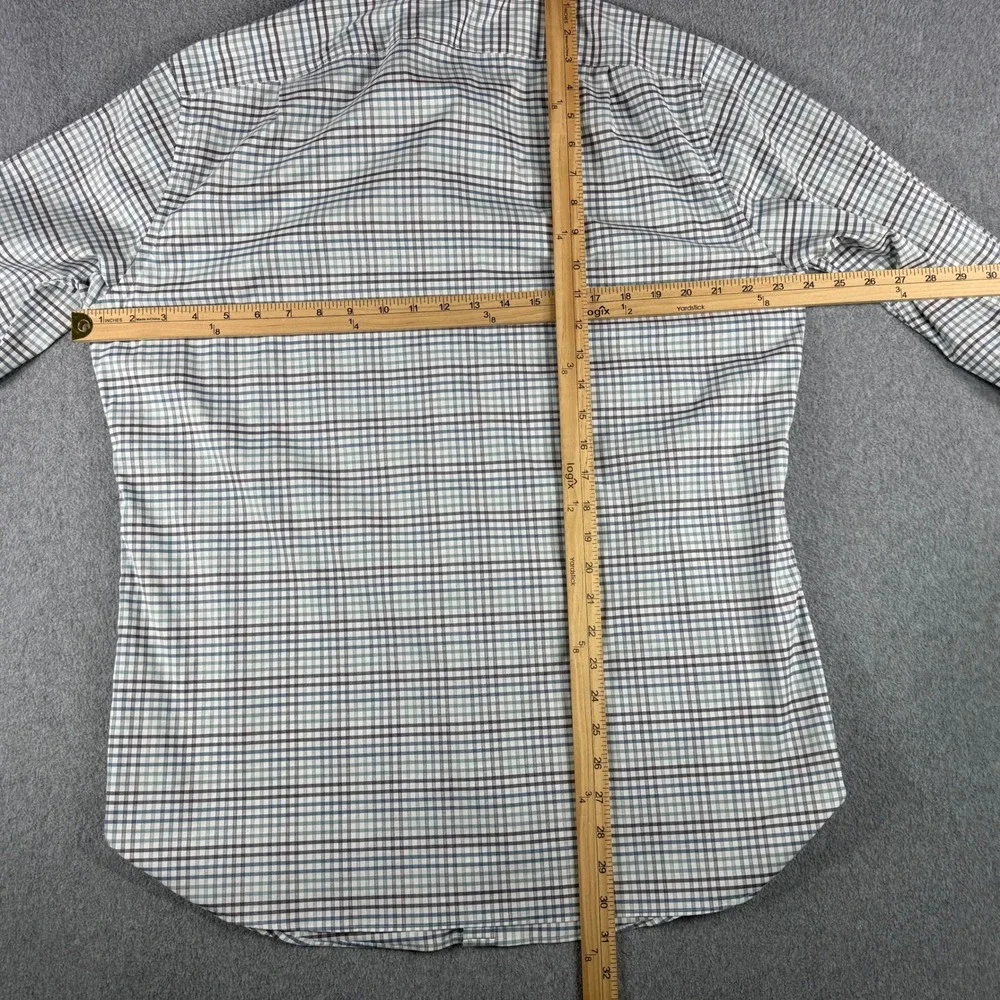J Crew Ludlow Classic Fit Dress Shirt Mens 16 33 Check Stretch Long Sleeve